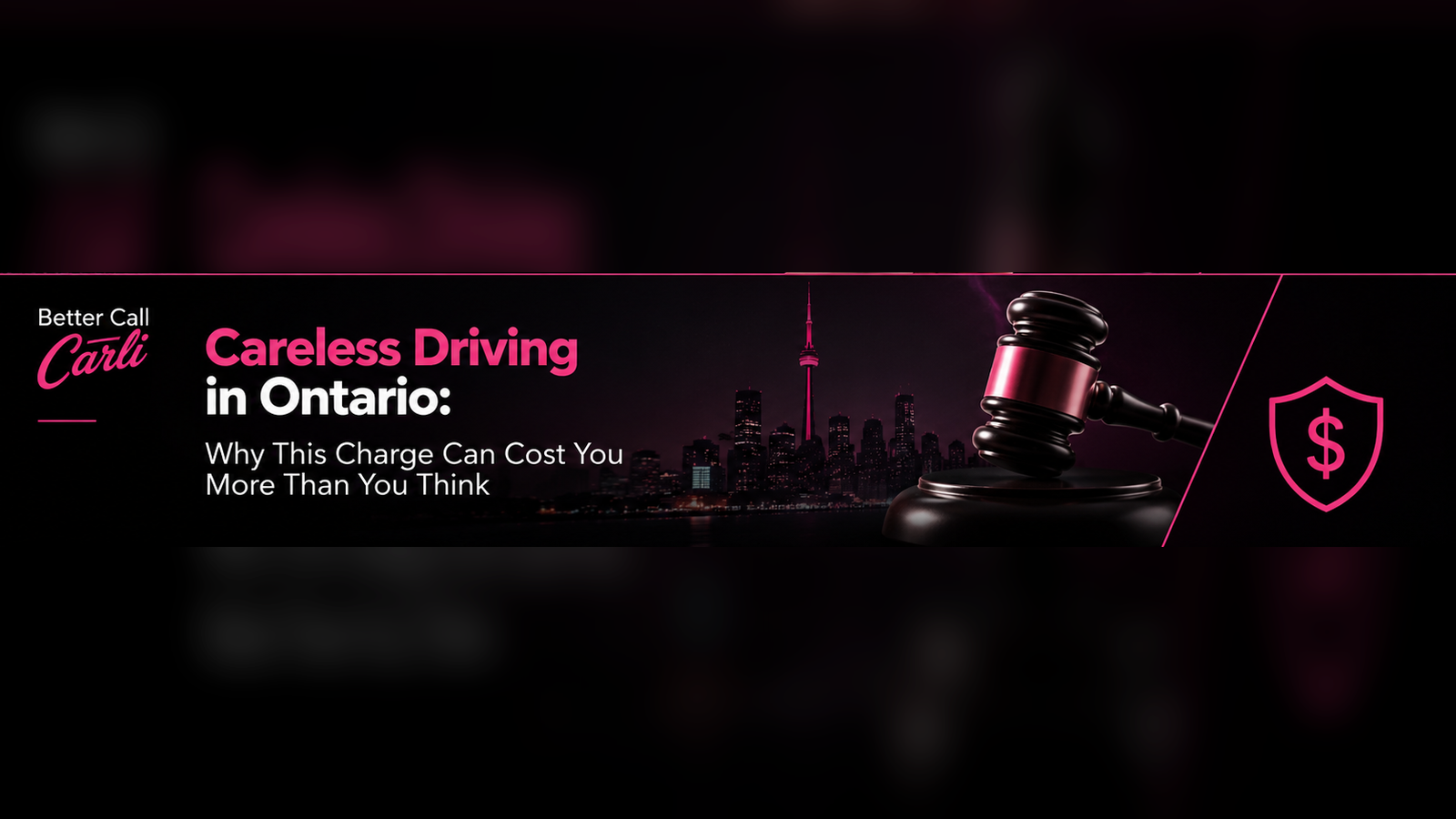 Careless Driving in Ontario: Why This Charge Can Cost You More Than You Think