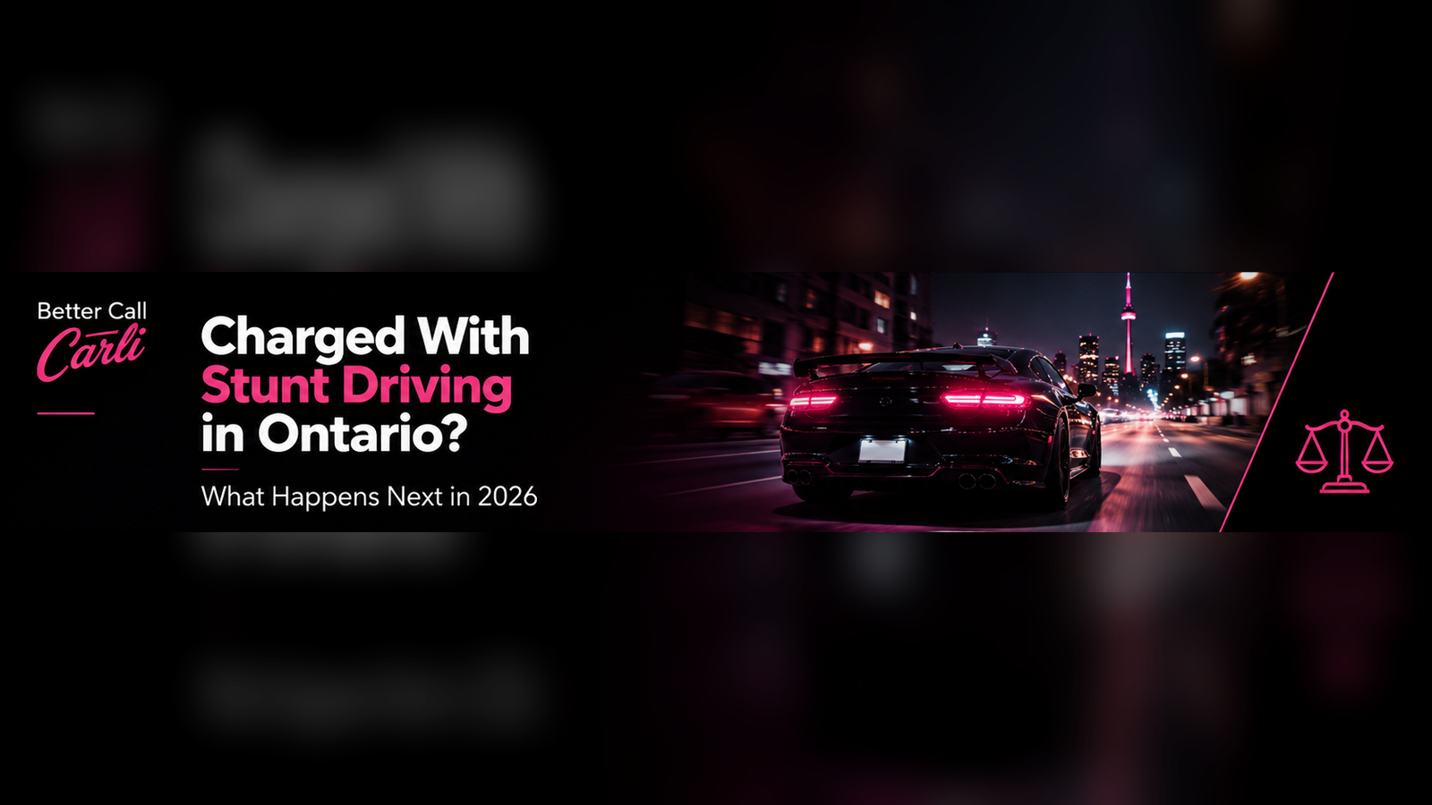 Charged With Stunt Driving in Ontario? What Happens Next in 2026