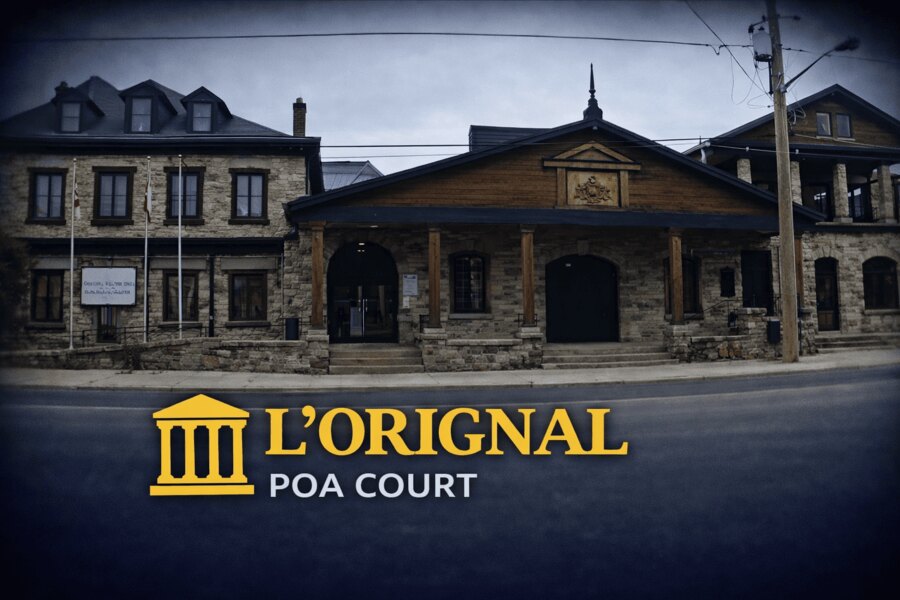 L'Orignal – Prescott Russell Provincial Offences court