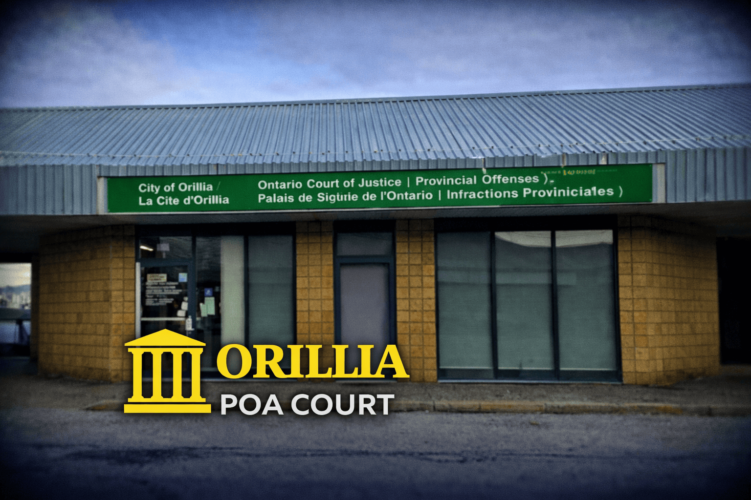 Orillia Provincial Offences court